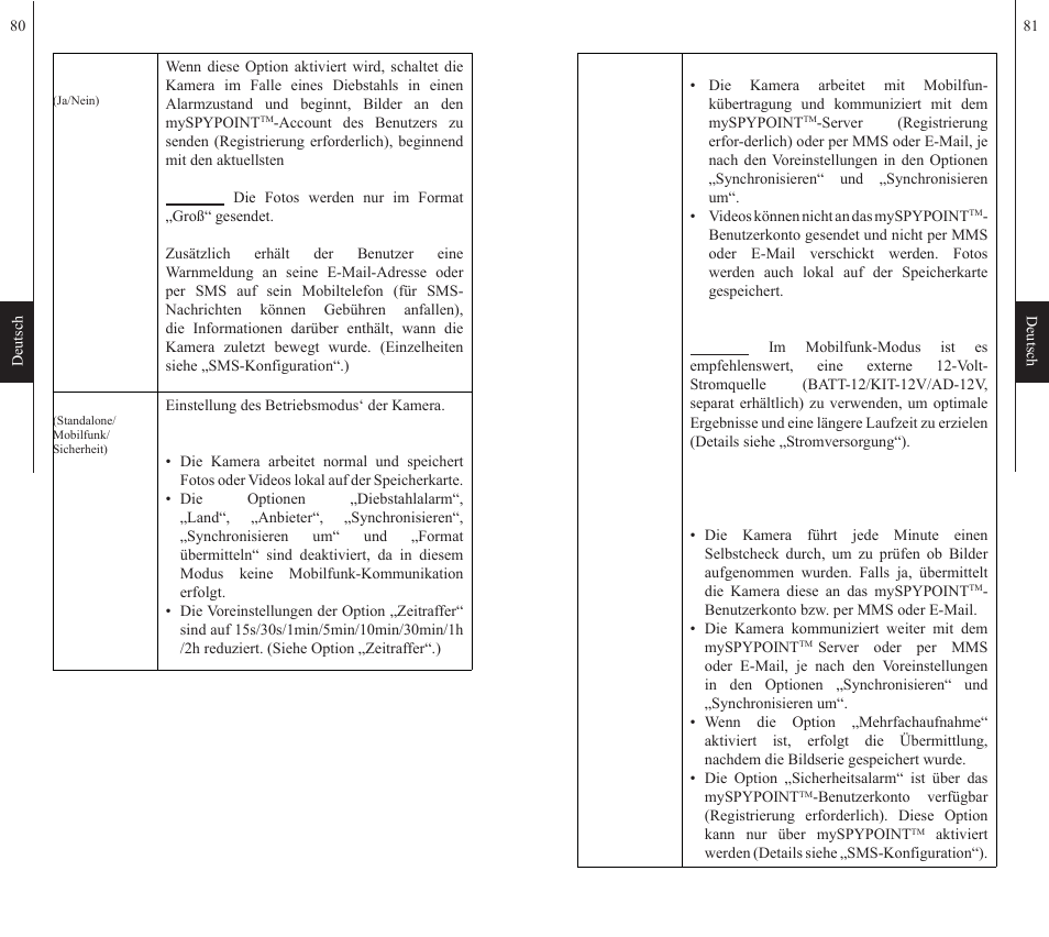 SPYPOINT S-LIVE User Manual | Page 41 / 49