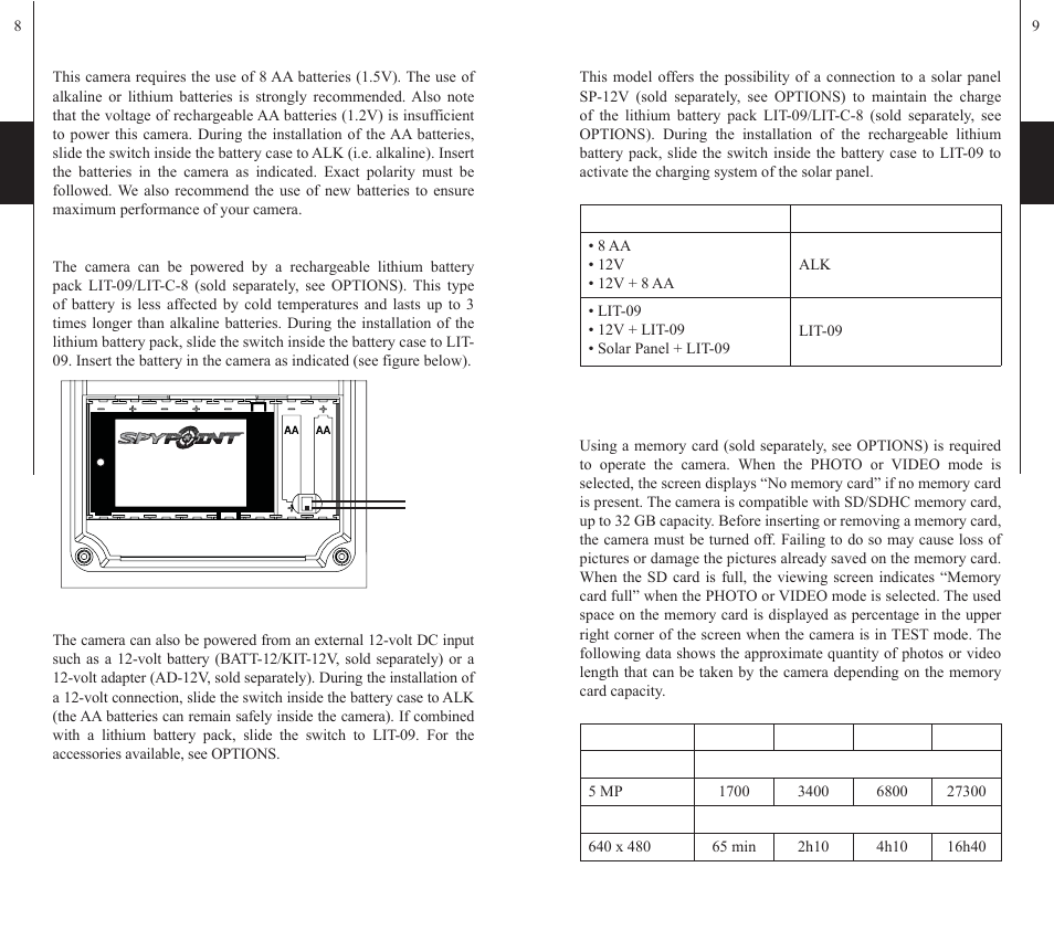 SPYPOINT S-LIVE User Manual | Page 5 / 49