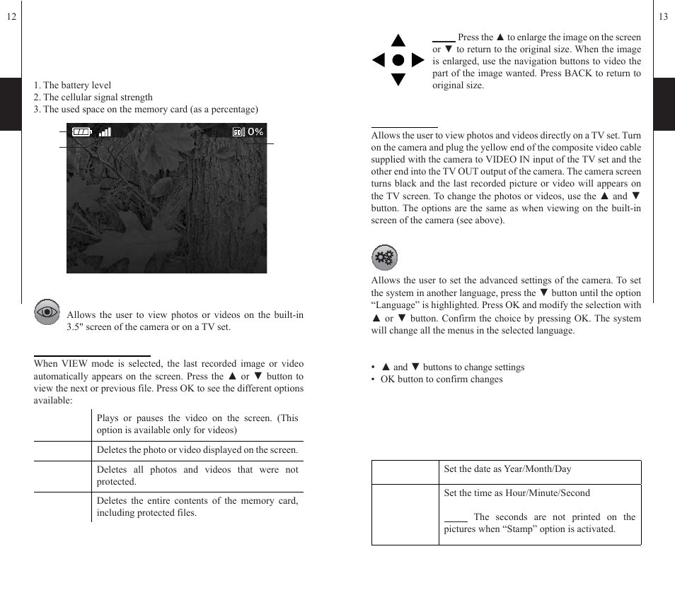 Settings menu | SPYPOINT S-LIVE User Manual | Page 7 / 49