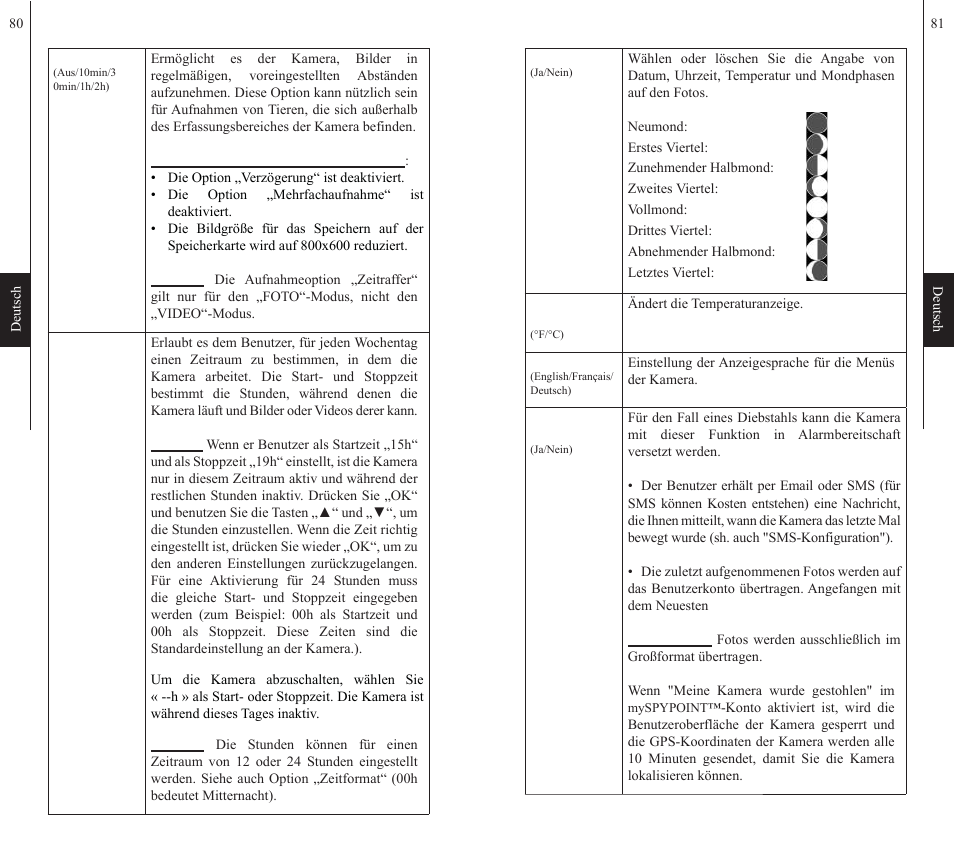 SPYPOINT S-LIVE-3G User Manual | Page 41 / 49