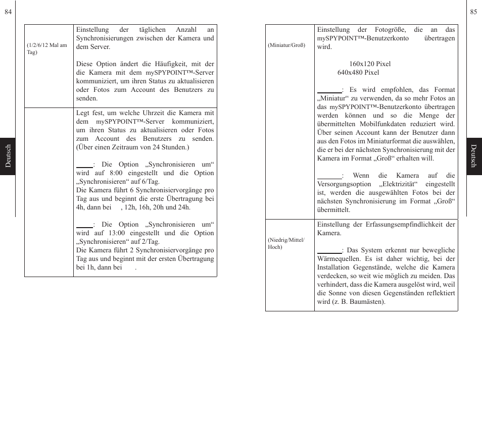 SPYPOINT S-LIVE-3G User Manual | Page 43 / 49