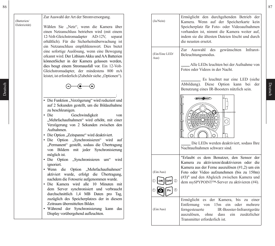 SPYPOINT S-LIVE-3G User Manual | Page 44 / 49