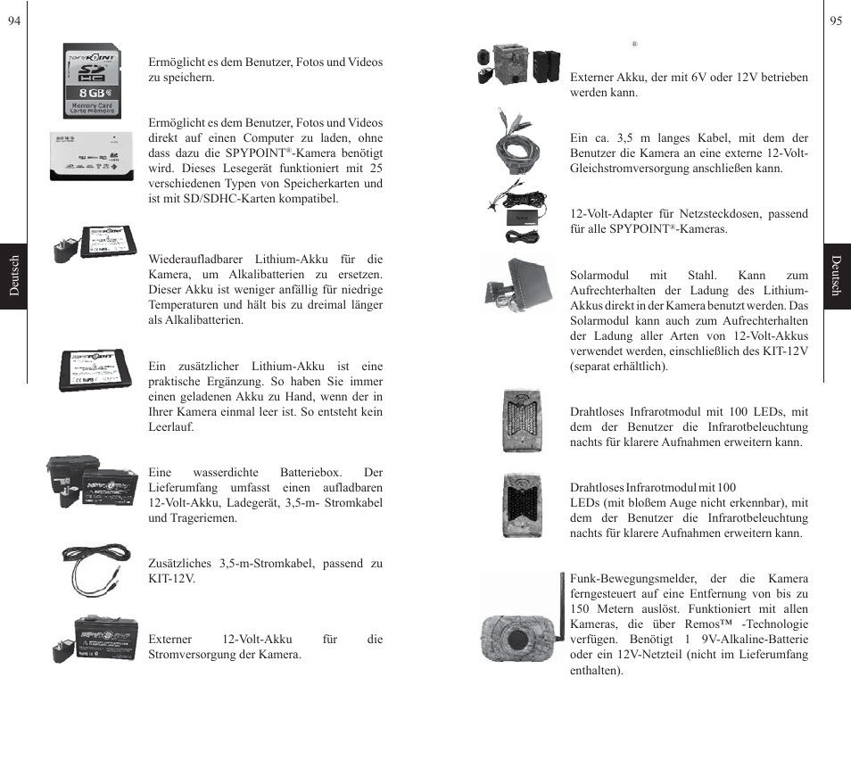 SPYPOINT S-LIVE-3G User Manual | Page 48 / 49