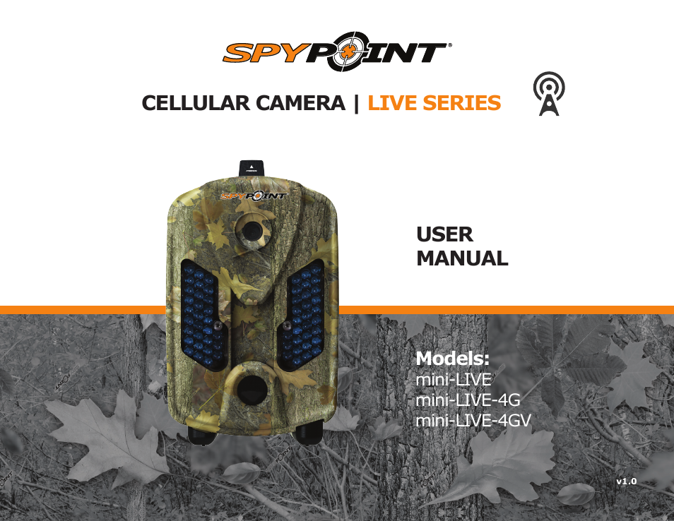 SPYPOINT Mini-LIVE-4GV User Manual User Manual | 23 pages