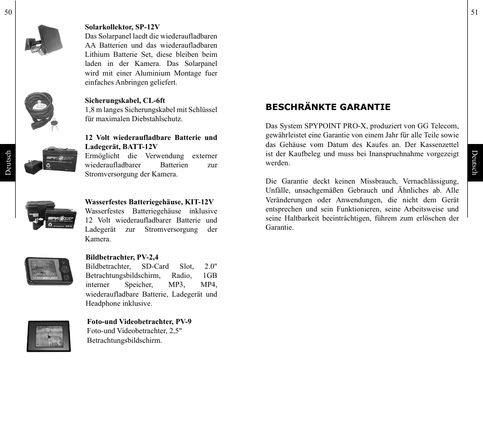 SPYPOINT PRO-X User Manual | Page 26 / 27