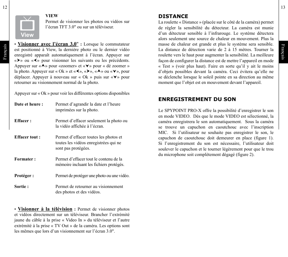 SPYPOINT PRO-X User Manual | Page 7 / 27