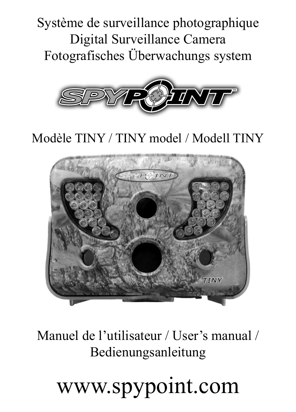 SPYPOINT TINY User Manual | 42 pages