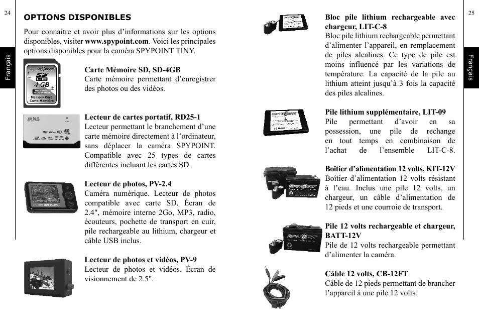 SPYPOINT TINY User Manual | Page 13 / 42