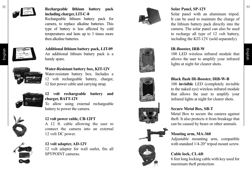 SPYPOINT TINY User Manual | Page 27 / 42