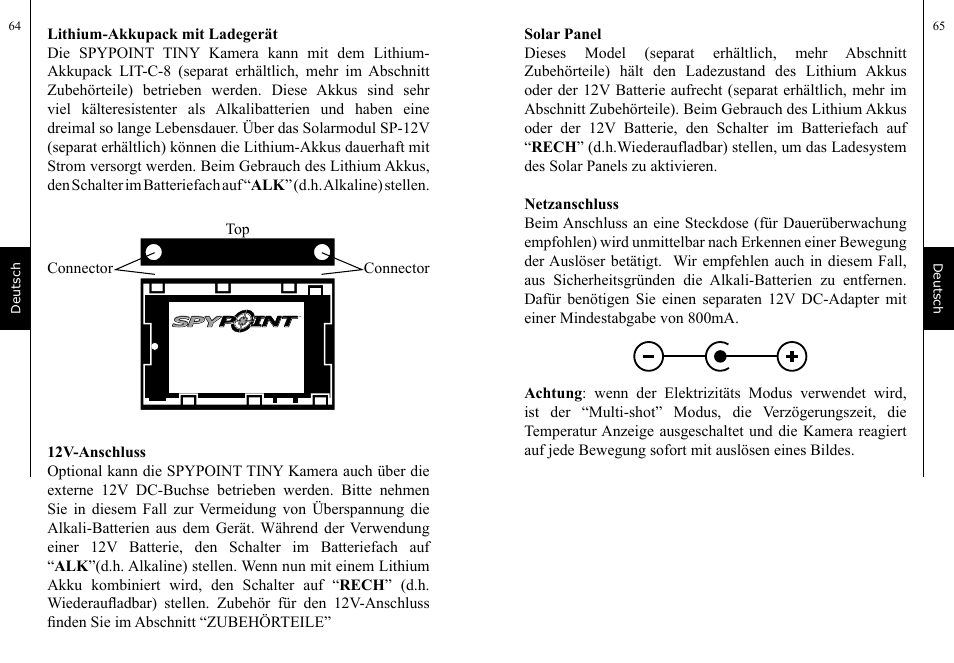 SPYPOINT TINY User Manual | Page 33 / 42