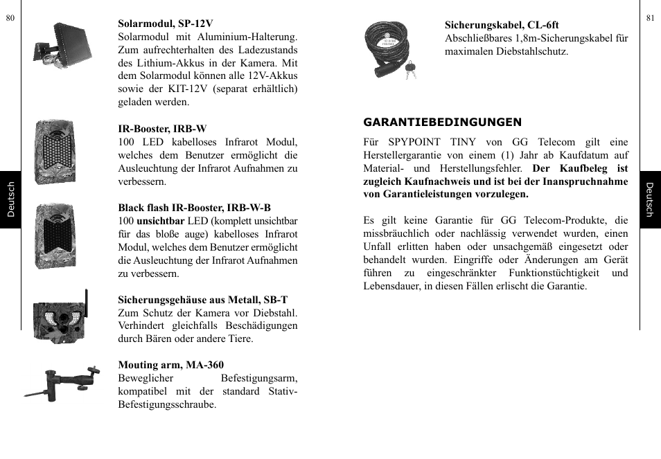 SPYPOINT TINY User Manual | Page 41 / 42
