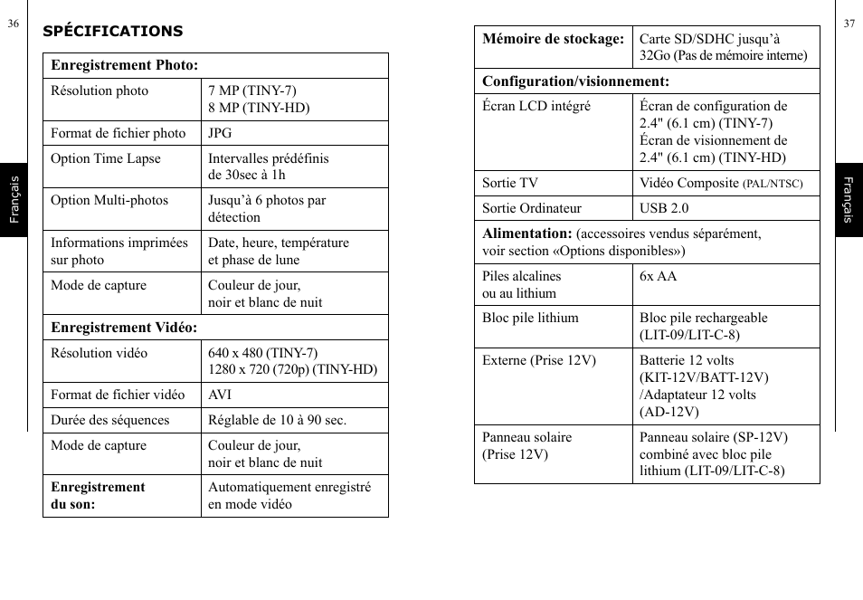 SPYPOINT TINY-7 User Manual | Page 19 / 51