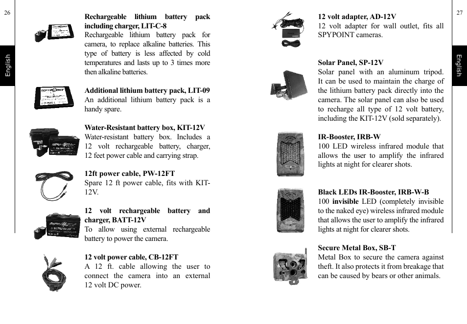 SPYPOINT TINY-D User Manual | Page 14 / 45