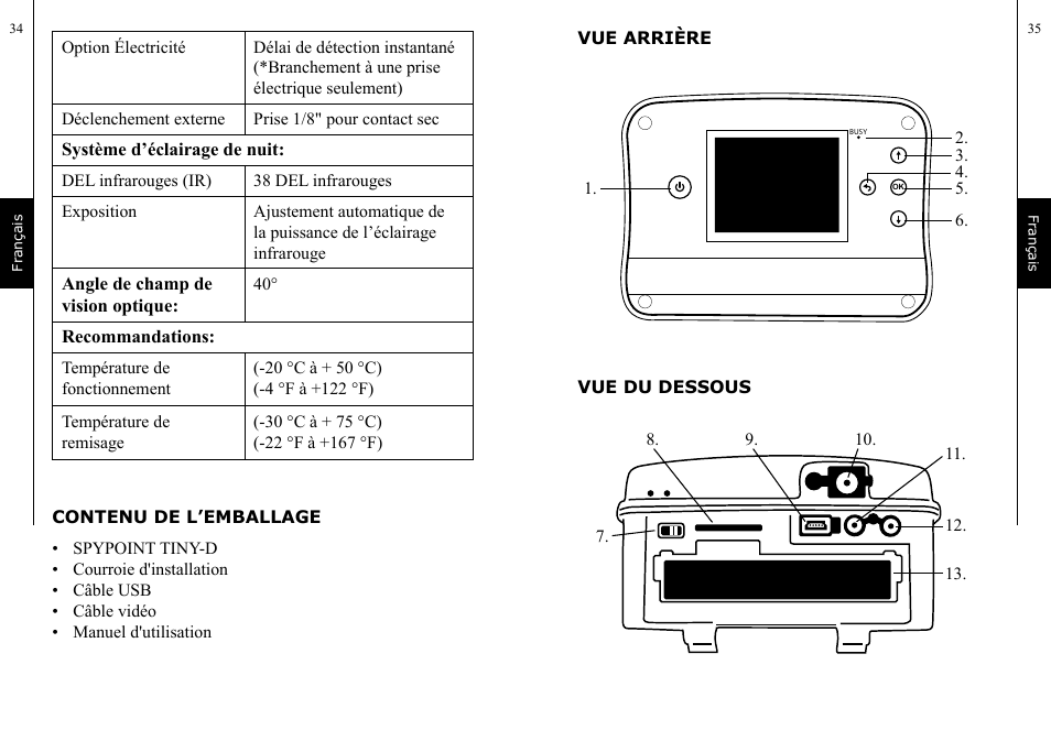 SPYPOINT TINY-D User Manual | Page 18 / 45