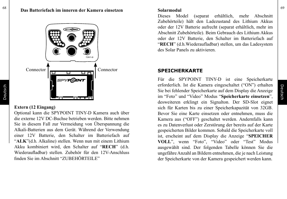 SPYPOINT TINY-D User Manual | Page 35 / 45