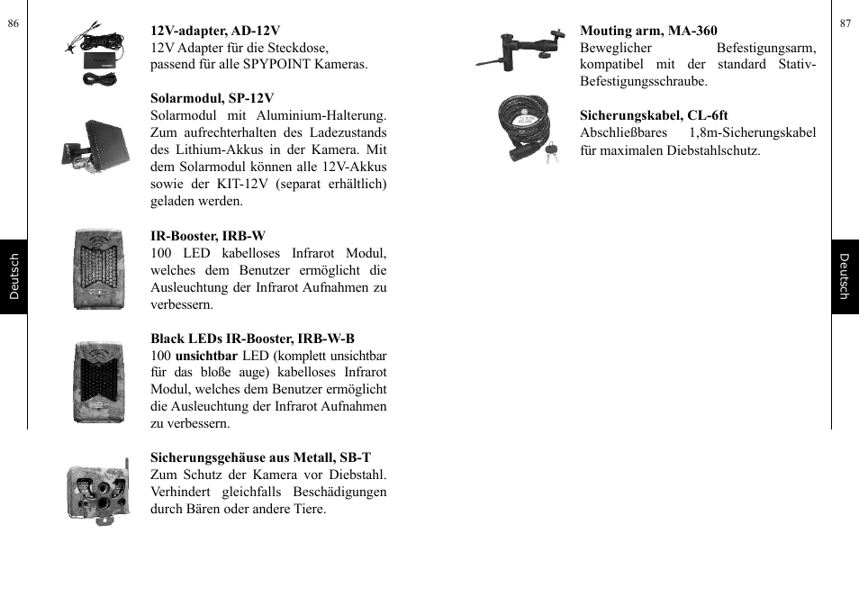 SPYPOINT TINY-D User Manual | Page 44 / 45