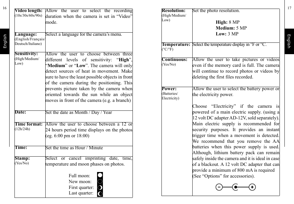 SPYPOINT TINY-D User Manual | Page 9 / 45