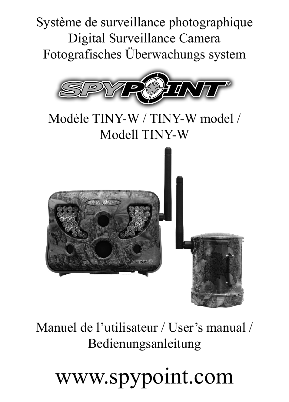 SPYPOINT TINY-W User Manual | 49 pages