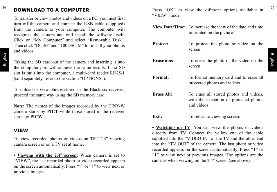 SPYPOINT TINY-W User Manual | Page 30 / 49