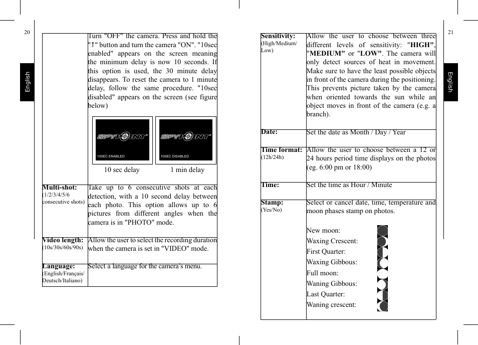 SPYPOINT TINY-W2s User Manual | Page 11 / 52
