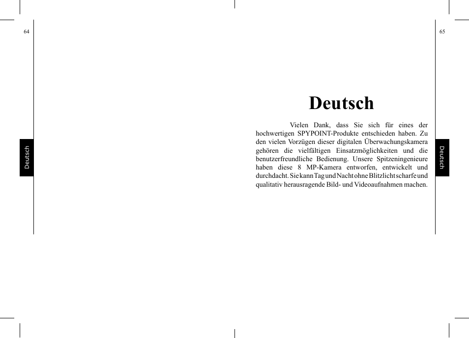 Deutsch | SPYPOINT TINY-W2s User Manual | Page 37 / 52