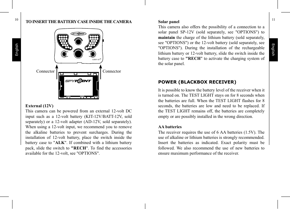 SPYPOINT TINY-W2s User Manual | Page 6 / 52