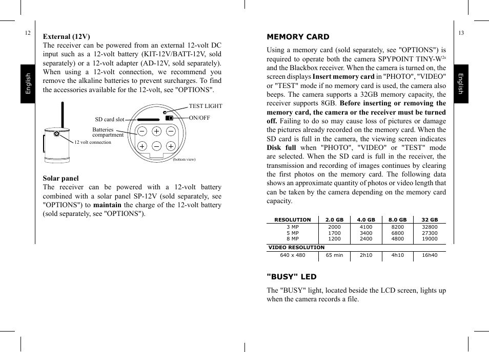 SPYPOINT TINY-W2s User Manual | Page 7 / 52