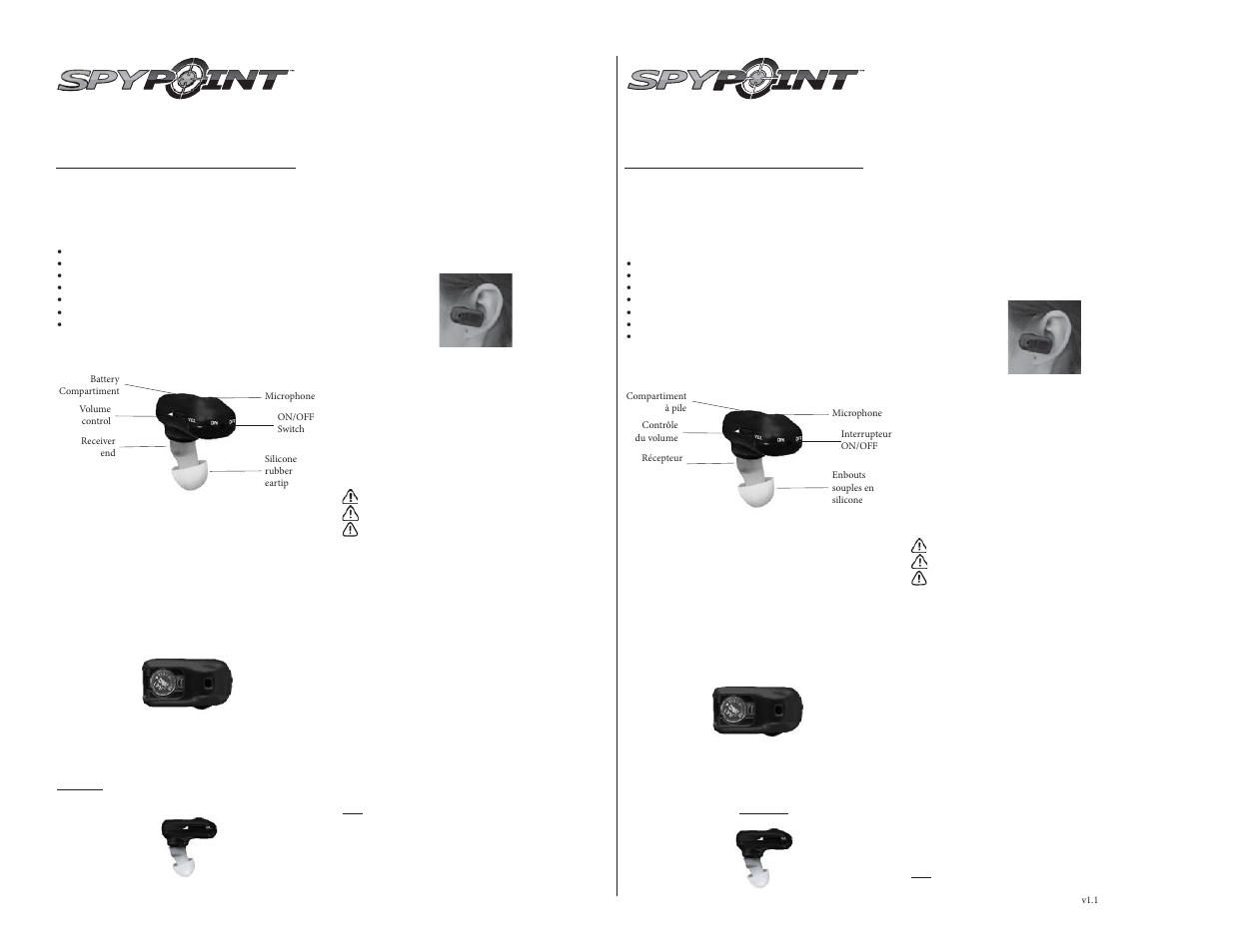 SPYPOINT EP-AMP User Manual | 2 pages