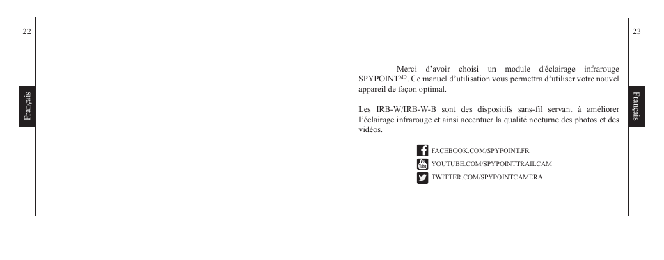 SPYPOINT IRB-W-B User Manual | Page 12 / 33