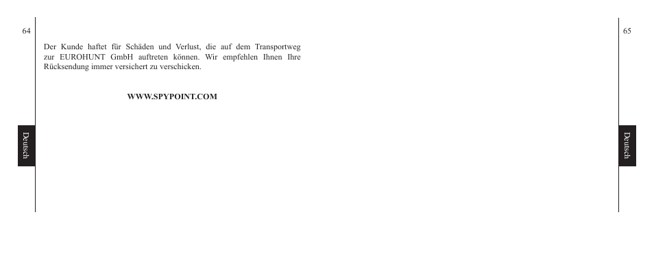 SPYPOINT IRB-W-B User Manual | Page 33 / 33