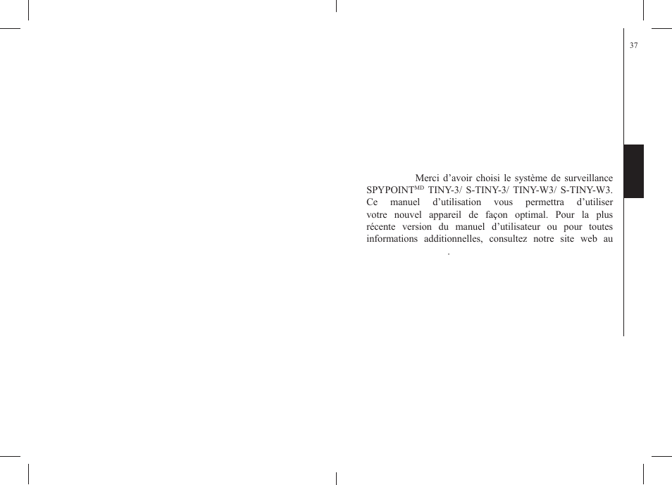 Français | SPYPOINT S-TINY-3 User Manual | Page 19 / 55