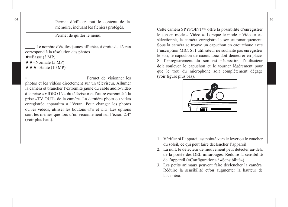 SPYPOINT S-TINY-3 User Manual | Page 33 / 55