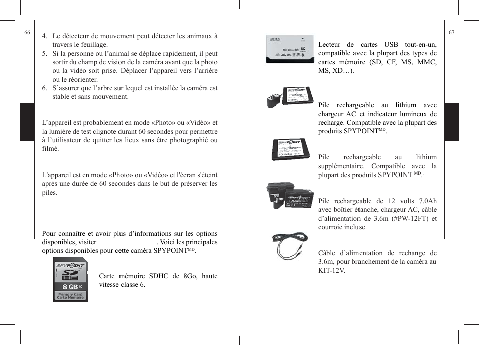SPYPOINT S-TINY-3 User Manual | Page 34 / 55