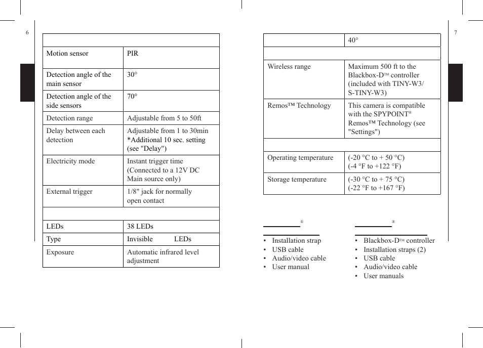 SPYPOINT S-TINY-3 User Manual | Page 4 / 55