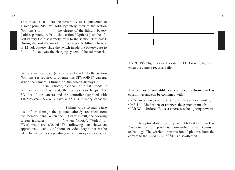 SPYPOINT S-TINY-3 User Manual | Page 7 / 55