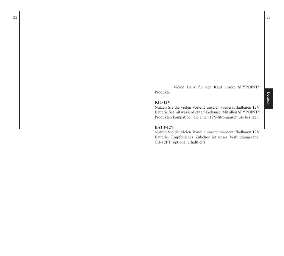 SPYPOINT KIT-12V User Manual | Page 12 / 16