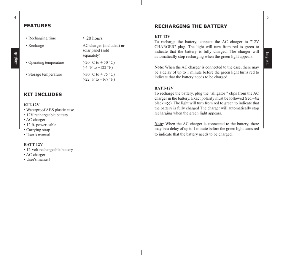 SPYPOINT KIT-12V User Manual | Page 3 / 16