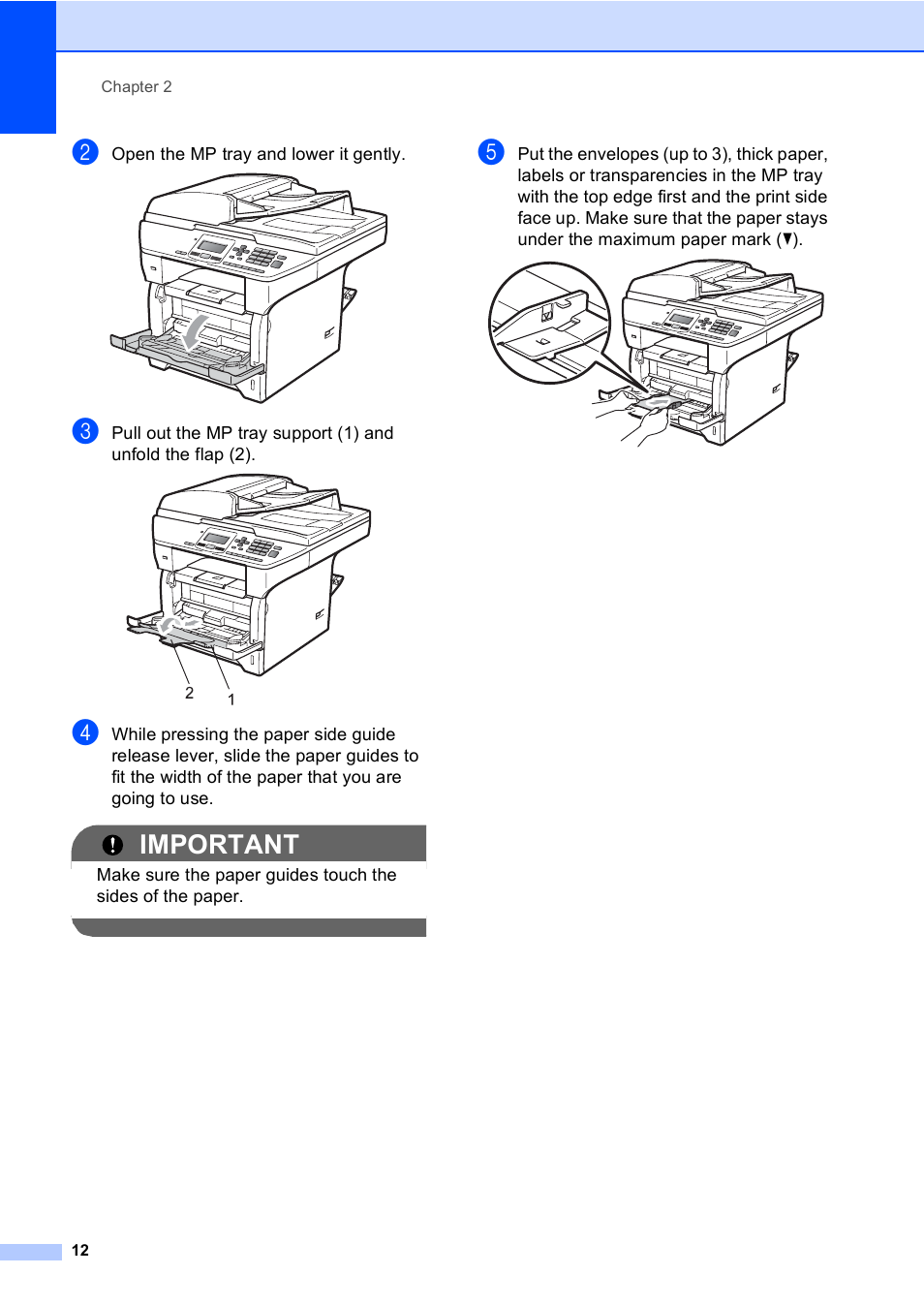 Important | Brother DCP-8085DN User Manual | Page 19 / 143