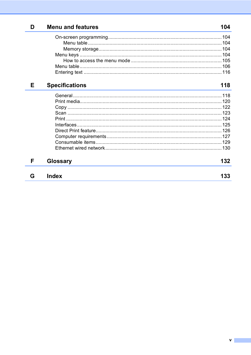 Brother DCP-8085DN User Manual | Page 7 / 143