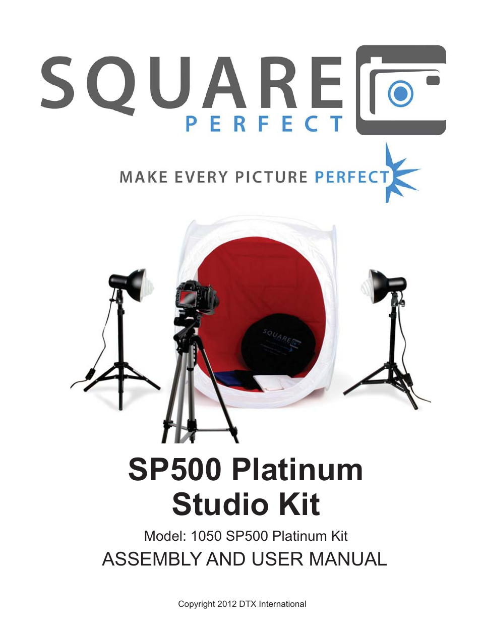 Square Perfect 1050 SP500 Platinum Kit User Manual | 5 pages