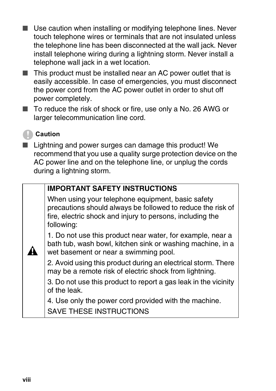 Brother FAX-1940CN User Manual | Page 10 / 231