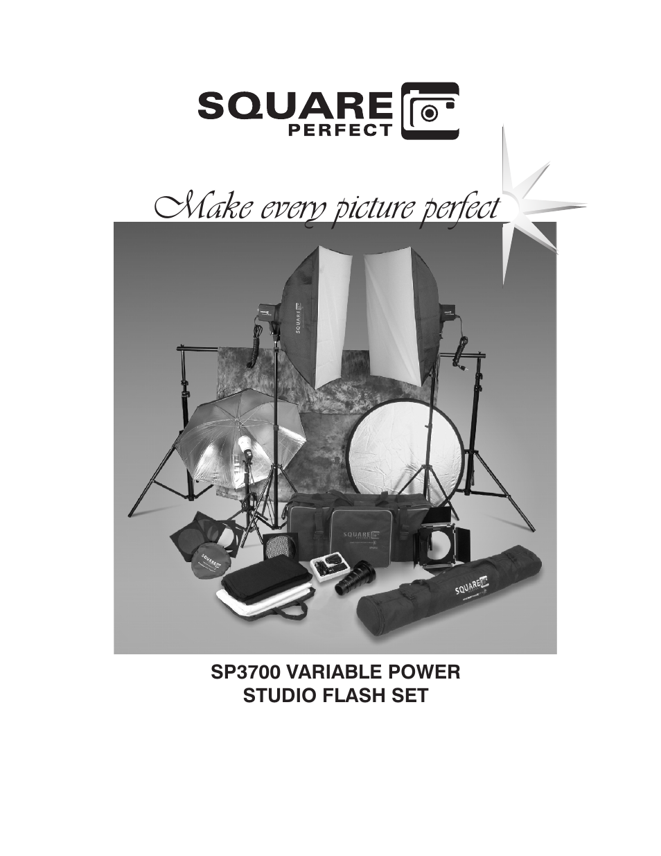 Square Perfect 4005 SP3700 Flash Kit User Manual | 5 pages