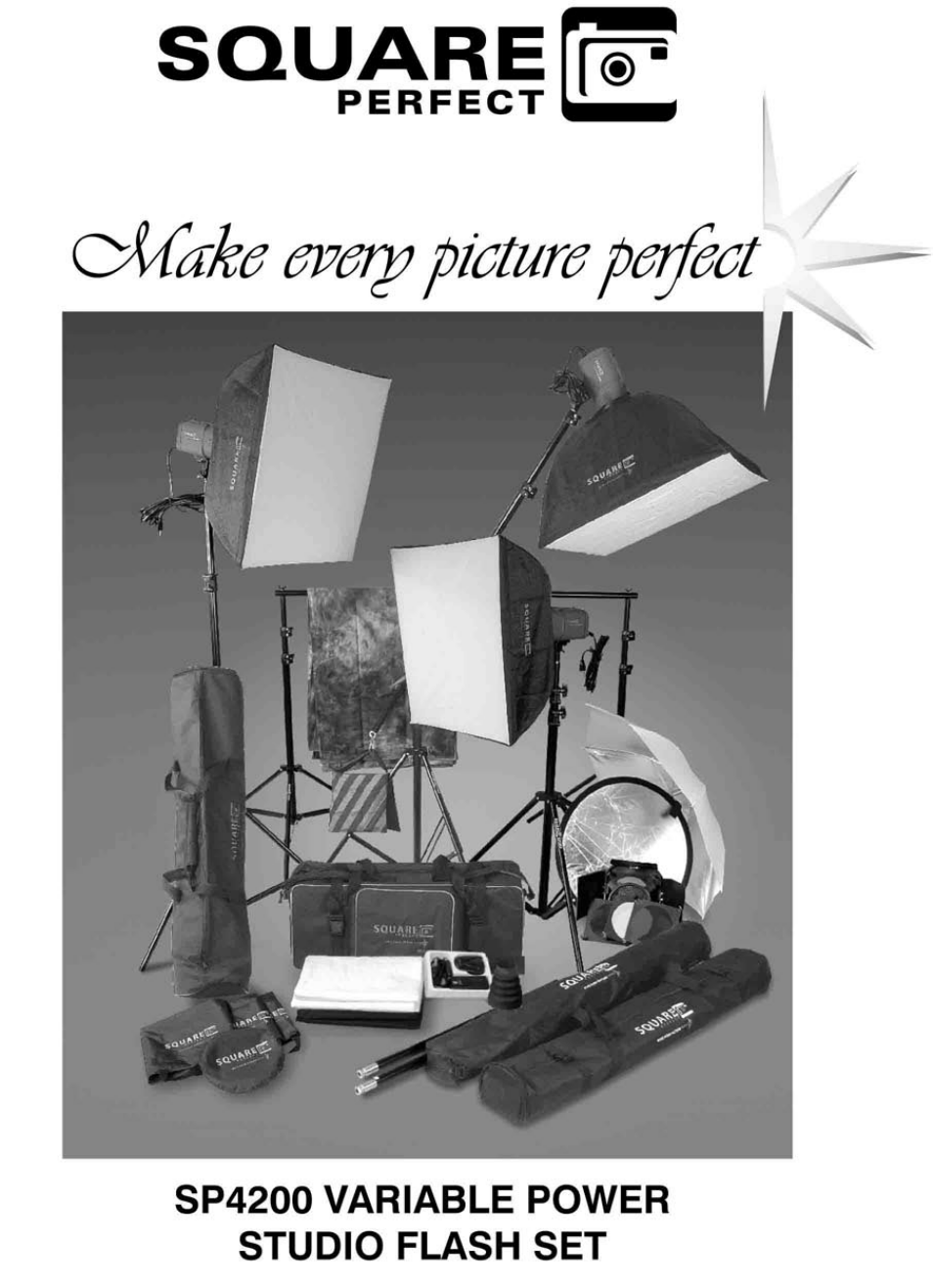 Square Perfect 4135 SP4200 Flash Kit User Manual | 5 pages