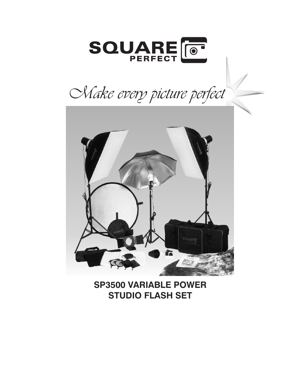 Square Perfect 5080 SP3500 Flash Kit User Manual | 5 pages