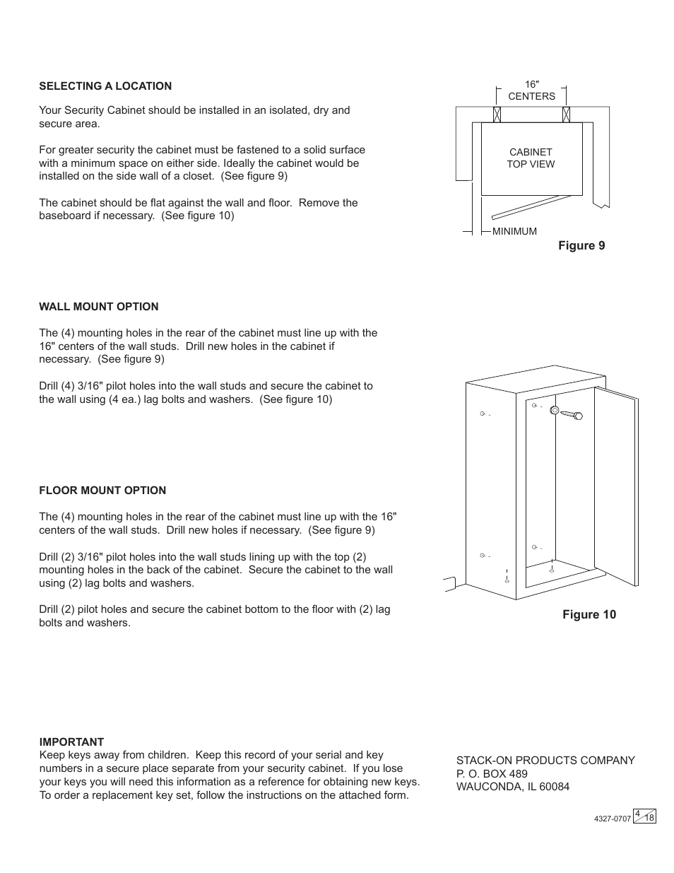 Stack-On GC-8-RTA 4327-0707 User Manual | Page 4 / 18