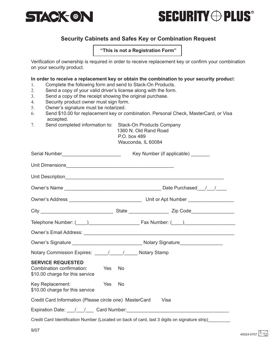 Stack-On GC-14P 40024-0707 User Manual | Page 3 / 12