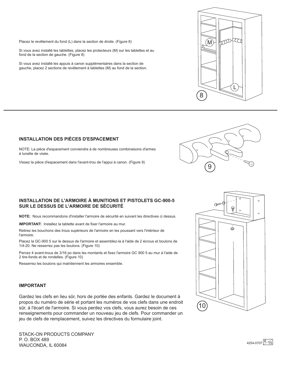 Stack-On GCD-9216-5 4254-0707 User Manual | Page 8 / 15