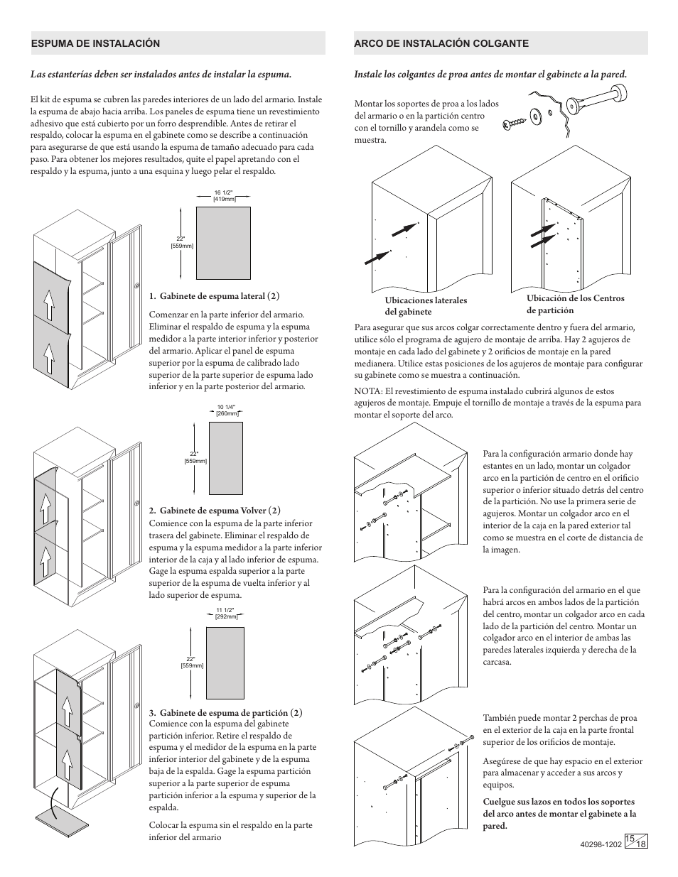 Stack-On AC-2 Bow Cabinet User Manual | Page 15 / 18