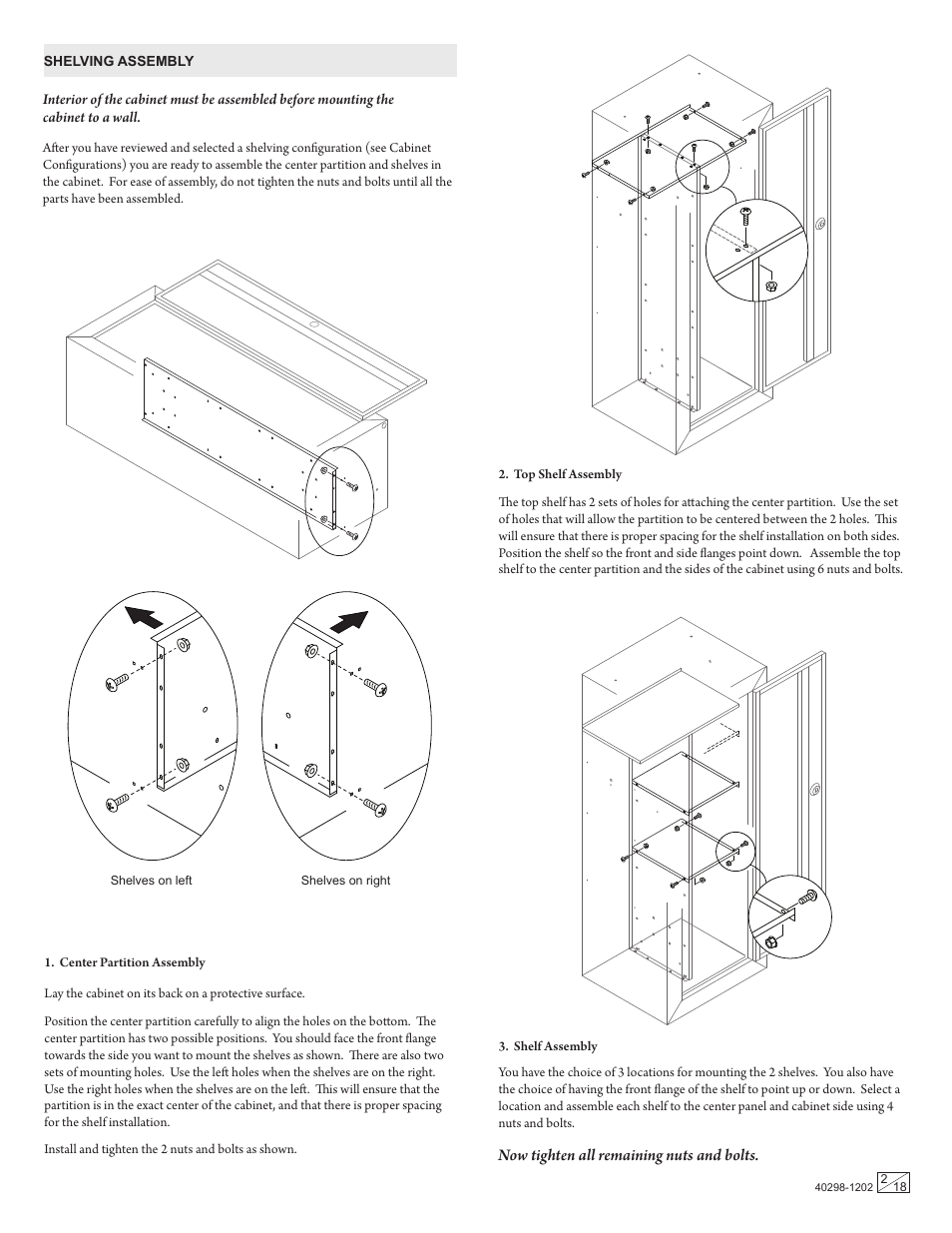 Stack-On AC-2 Bow Cabinet User Manual | Page 2 / 18