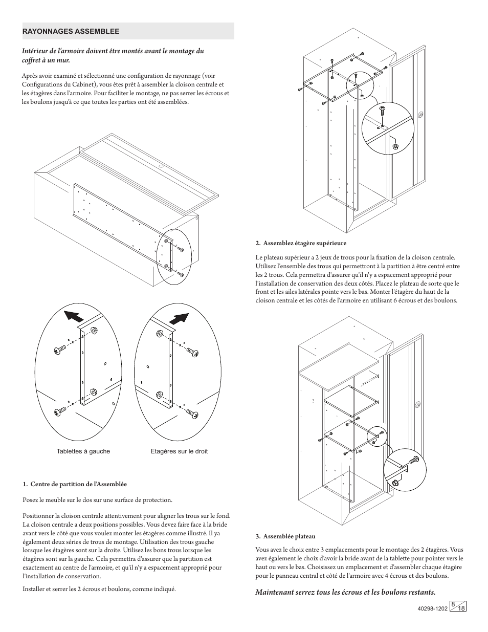 Stack-On AC-2 Bow Cabinet User Manual | Page 8 / 18